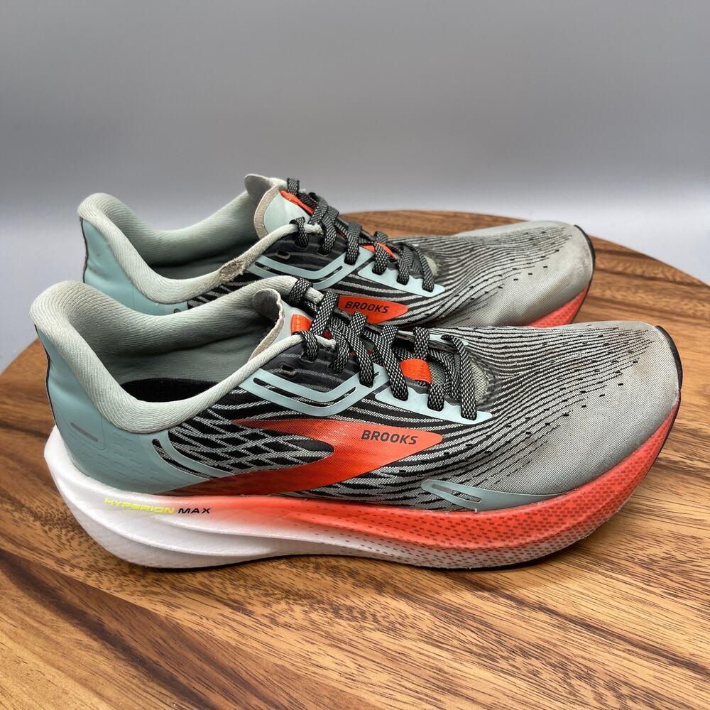 Brooks Athletic Shoes - Gray and Orange